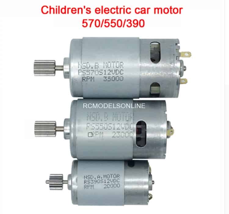 15000/18000/30000RPM Electric Motor Gear For Kids Ride On Bike Car toy Gearbox 